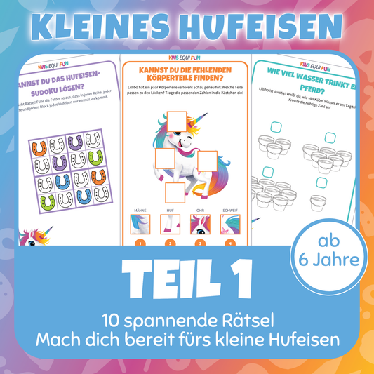Kleines Hufeisen - Teil 1 - 10 Rätsel - ab 6 Jahre